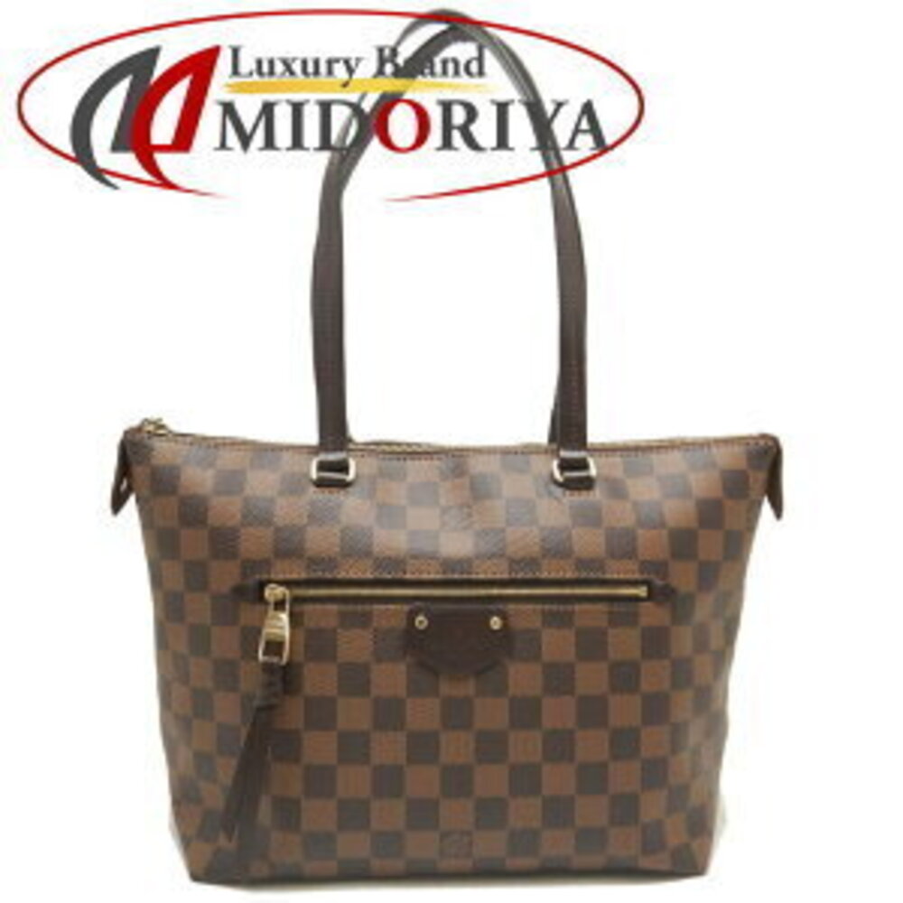 LOUIS VUITTON Damier Iena Tote Bag Ebene